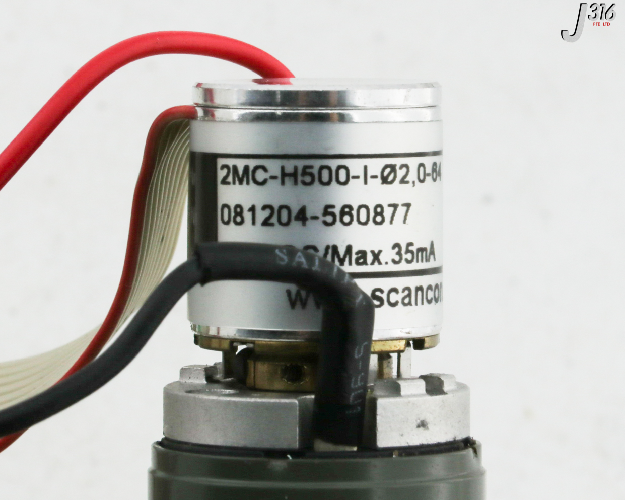 juns 30201 MAXON MOTOR DC MOTOR W/ SCANCON 2MC-H500-I-O2,0-64 41.022